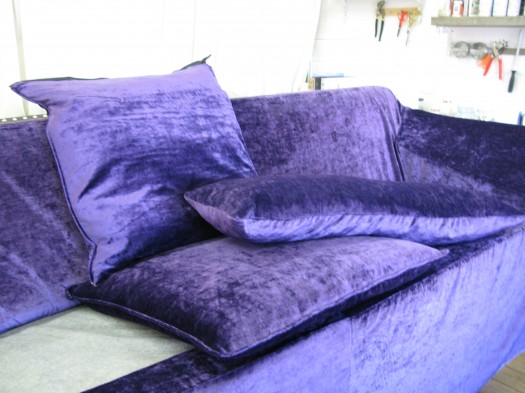 Sofa & puter i tekstil fra Designers Guild Sofa & puter i tekstil fra Designers Guild