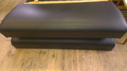 Ferdig sofa i skinn