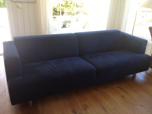 Erik jørgensen sofa før den ble trukket om
