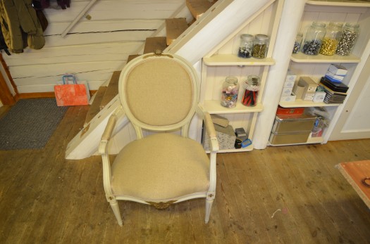 Lin i gullshimmer fra Designers Guild!