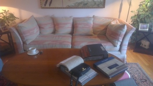 Sofa i de fine 80-tals fargene..!