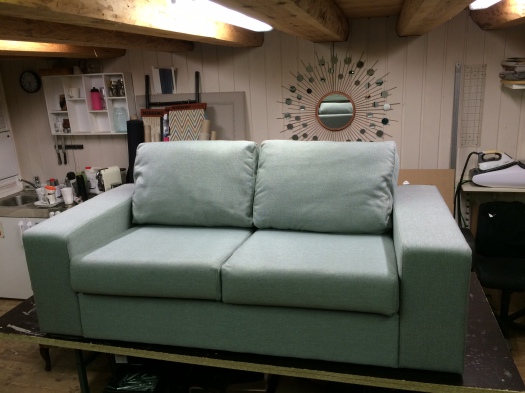 Tekstilet Findon, farge Duck Egg fra Designers Guild